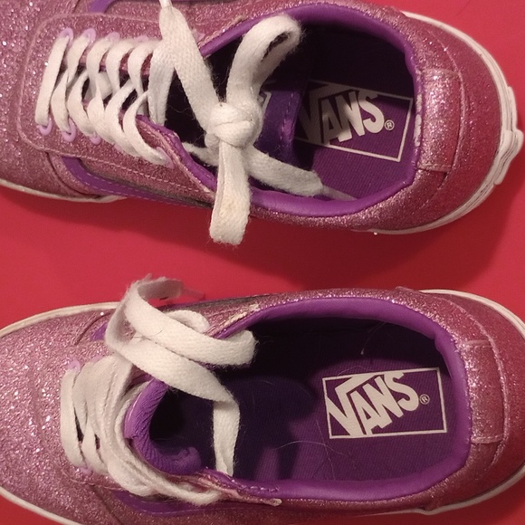 Purple glitter Vans - Picture 5 of 7